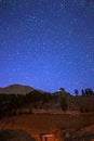 The spectacular night  view of  milky way  from  TahtalÃÂ± DaÃÅ¸ÃÂ±, Antalya Royalty Free Stock Photo